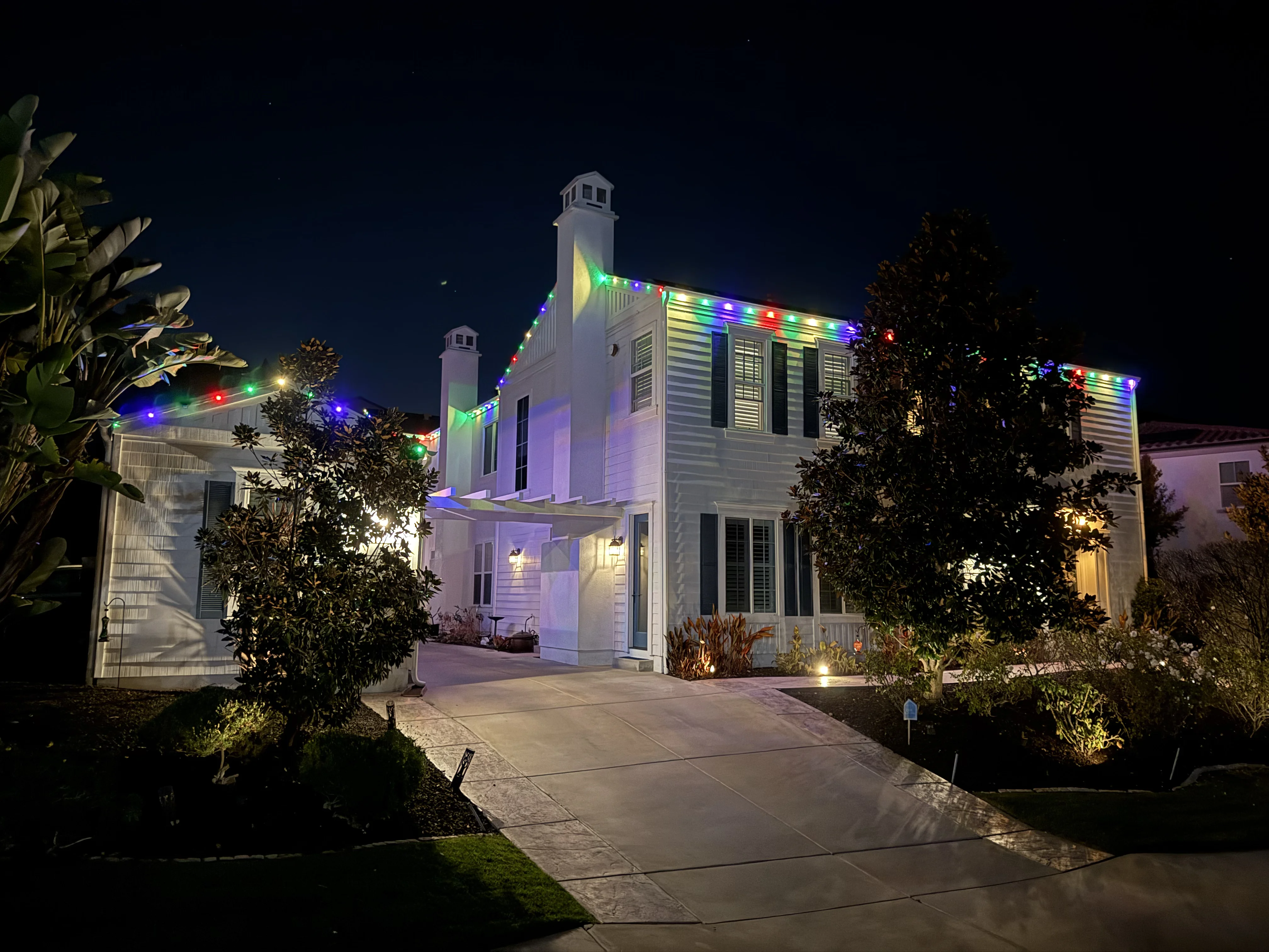 Govee permanent lighting installation