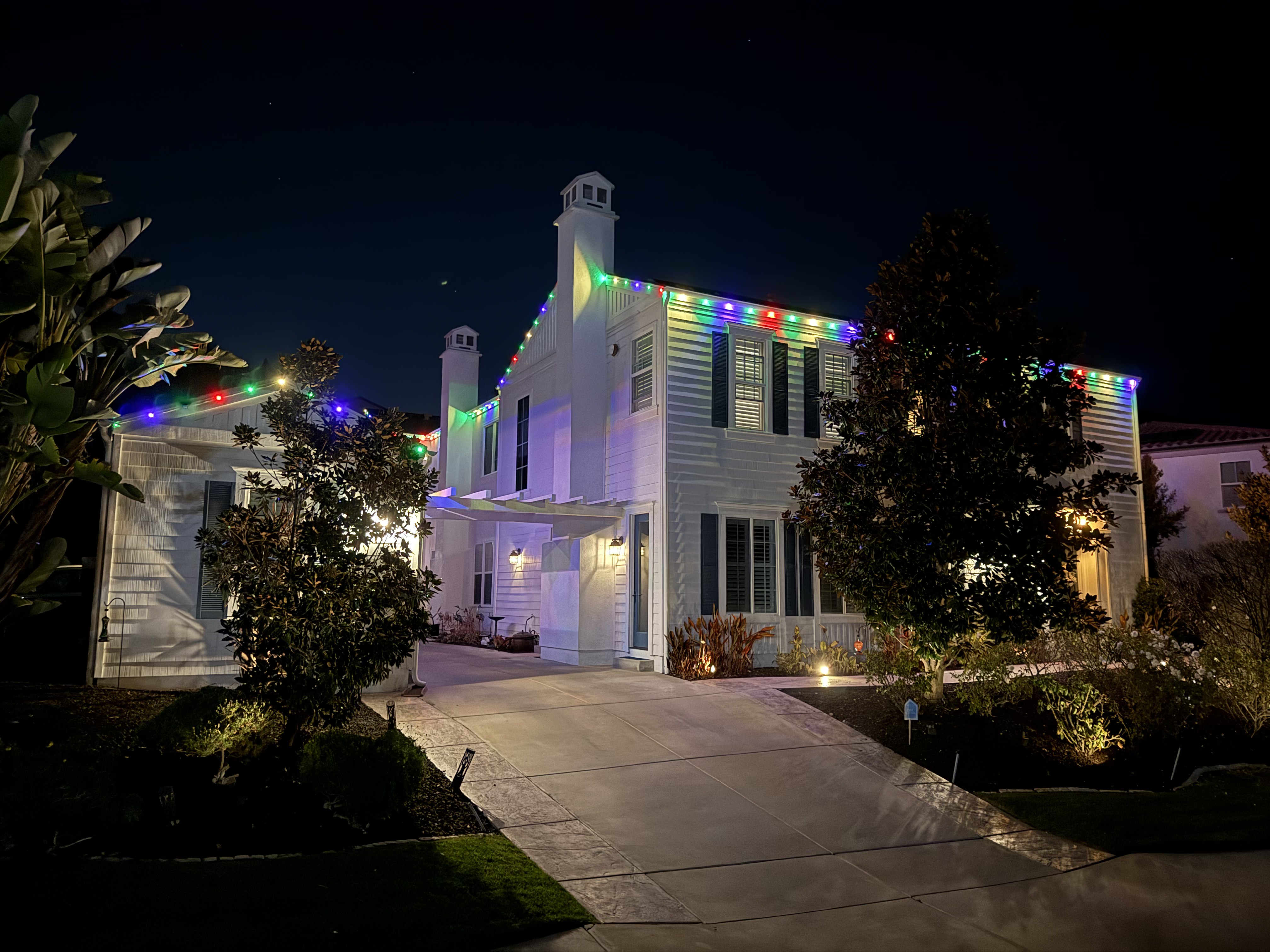 Govee permanent lighting installation